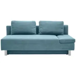 Schlafsofa Melody in Flachgewebe Blau