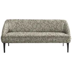 Sitzbank in Textil Braun, Beige