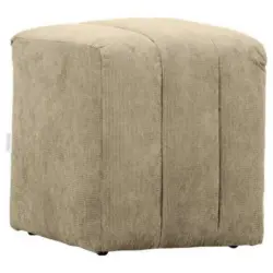 Hocker in Textil Taupe