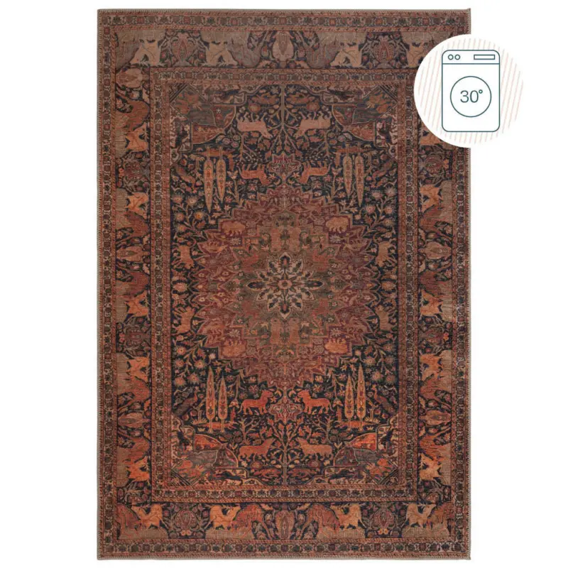 Webteppich 115/170 cm Rot