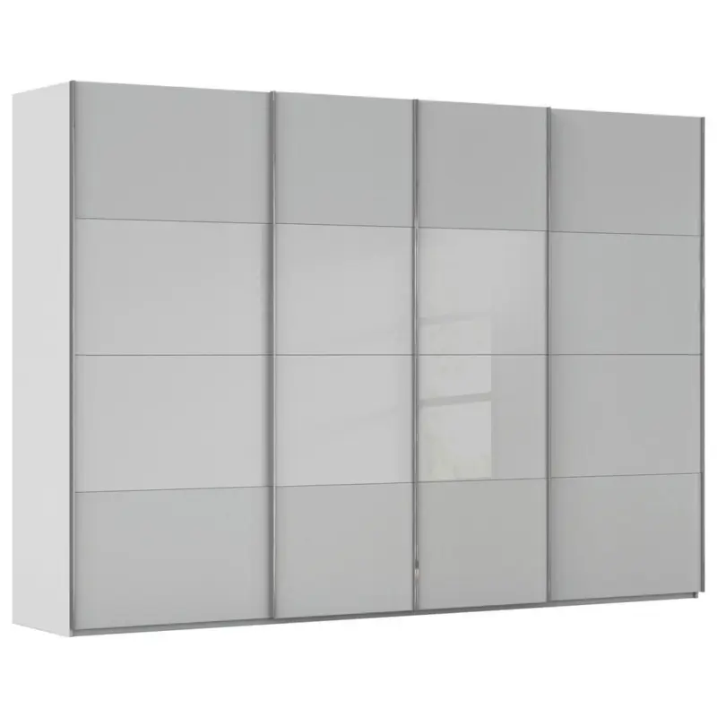 Schwebet&uuml;renschrank in Seidengrau