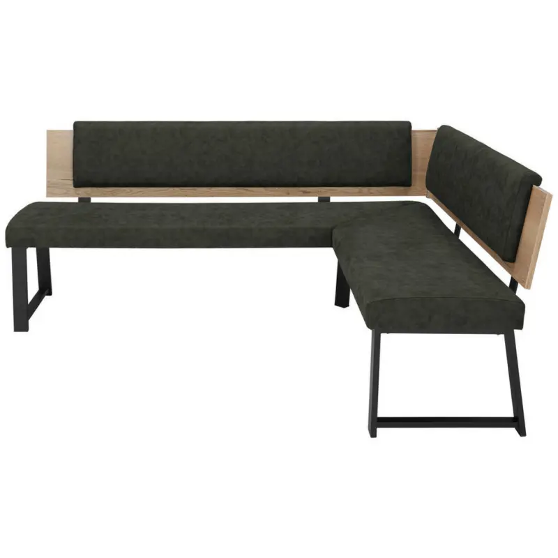 Eckbank 200/160 cm in Dunkelgr&uuml;n