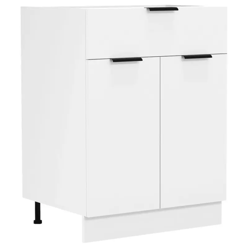 K&uuml;chenunterschrank 60/82/46 cm in Wei&szlig;