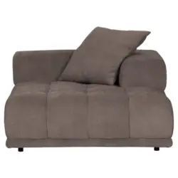 Sofaelement in Pl&uuml;sch Braun