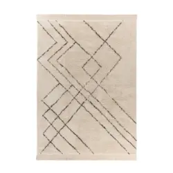 Teppich 200/290 cm Mylen 625 Creme / Schwarz Creme, Schwarz