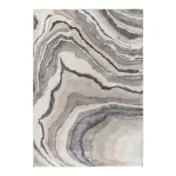 Webteppich 120/170 cm MY Bologna Creme, Grau