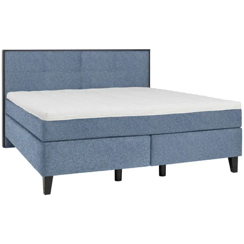 Boxspringbett 180/200 cm in Blau