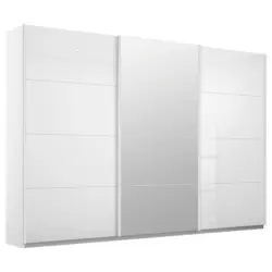 Schwebet&uuml;renschrank in Wei&szlig;