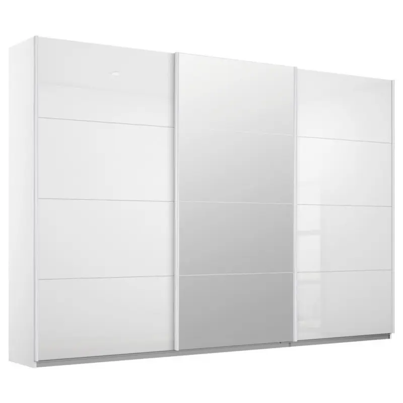 Schwebet&uuml;renschrank in Wei&szlig;