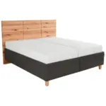 XXXLutz Lauterach - Ihr M&ouml;belhaus bei Bregenz Polsterbett Matratze, Lattenrost, Bettkasten Buchefarben, Dunkelbraun 160/200 cm