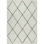 XXXLutz Lauterach - Ihr M&ouml;belhaus bei Bregenz Hochflorteppich 140/200 cm Ideal Shaggy Schwarz, Wei&szlig;