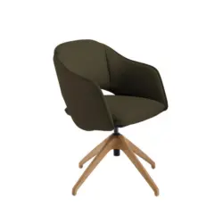 Armlehnstuhl Lederauswahl, Stoffauswahl, Wippfunktion, Sitzfl&auml;che 360&deg; drehbar Echtleder