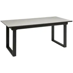 Esstisch in Metall, Holzwerkstoff 180-260/90/76 cm