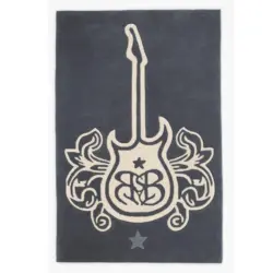 Kinderteppich 130/190 cm Rock Star