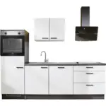 XXXLutz Lauterach - Ihr M&ouml;belhaus bei Bregenz K&uuml;chenleerblock 260 cm in Graphitfarben, Grau, Lavagrau