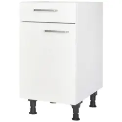 Schubkastenunterschrank 45/87/56 cm in Wei&szlig;