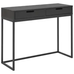 Konsolentisch in Metall, Holzwerkstoff 100/36/77 cm