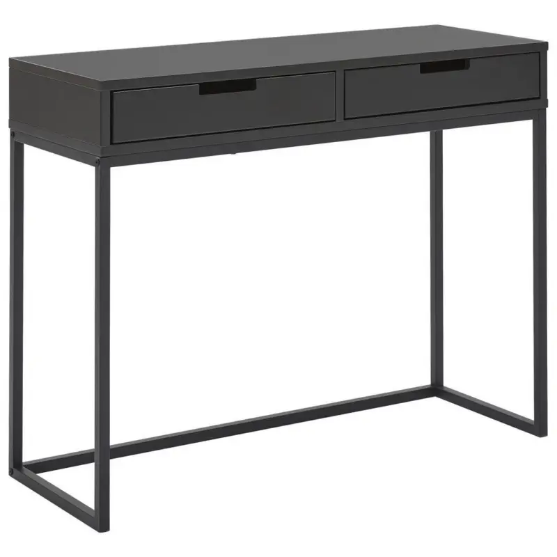 Konsolentisch in Metall, Holzwerkstoff 100/36/77 cm