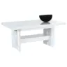 Couchtisch 110-180/68/50-60 cm in Holzwerkstoff ausziehbar, h&ouml;henverstellbar, offenes Fach, einfacher Aufbau