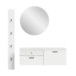 Garderobe 3-teilig in 141/192/34 cm