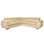 XXXLutz Lauterach - Ihr M&ouml;belhaus bei Bregenz Ecksofa in Echtleder Beige 265/265 cm