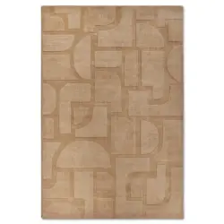 Handwebteppich 190/280 cm Kollektion 1906 Beige