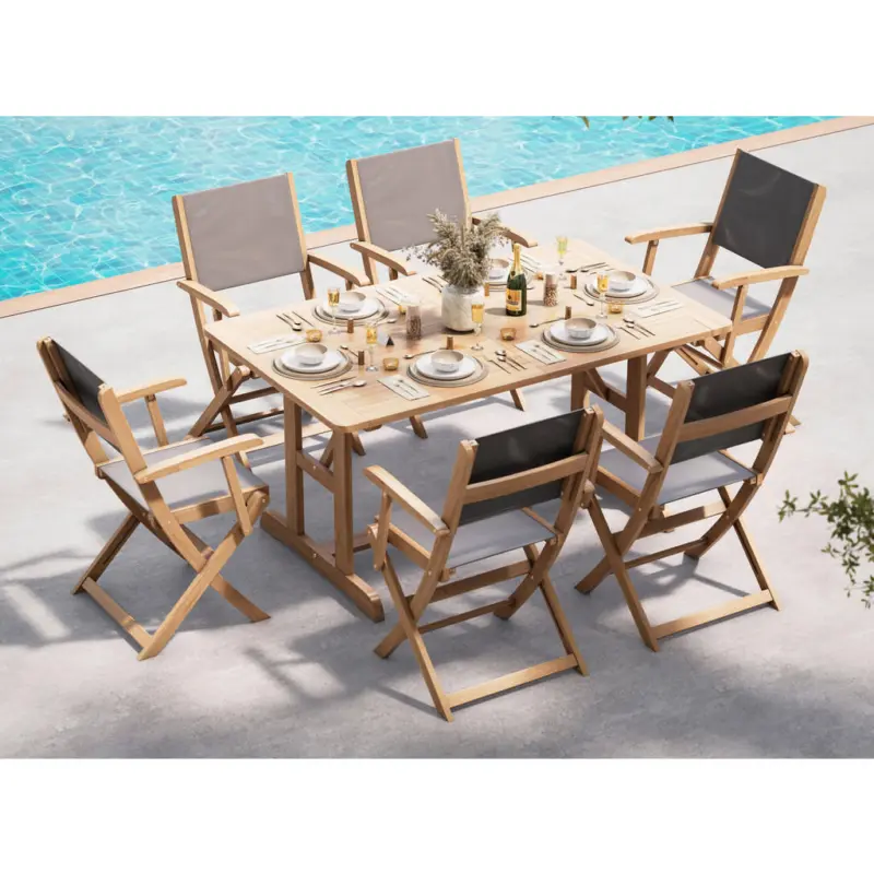 Gartentisch 150/210/90/74 cm