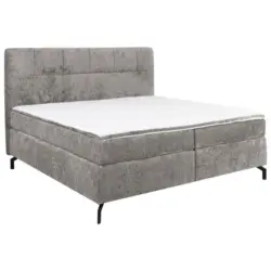 Boxspringbett 160/200 cm in Grau