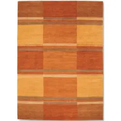 Wollteppich 70/140 cm Sensation Silk Soya Kupferfarben