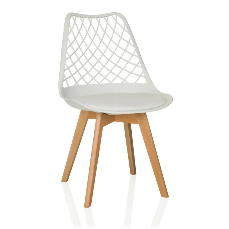 Besucherstuhl in Wei&szlig;