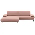 XXXLutz Lauterach - Ihr M&ouml;belhaus bei Bregenz Ecksofa in Webstoff Rosa 184/284 cm