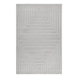 Outdoorteppich 160/225 cm Carolina Silberfarben