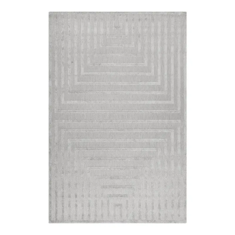 Outdoorteppich 160/225 cm Carolina Silberfarben