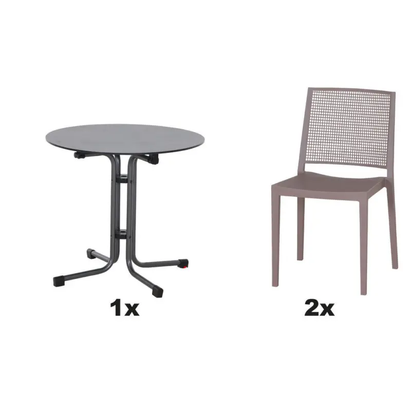 Gartengarnitur 3-teilig