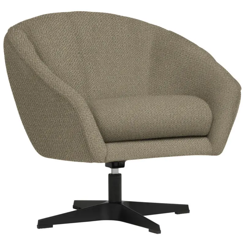 Sessel in Chenille Taupe