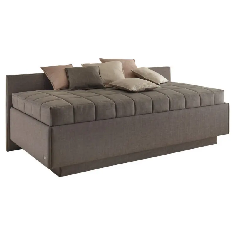 Polsterliege in Flachgewebe Braun