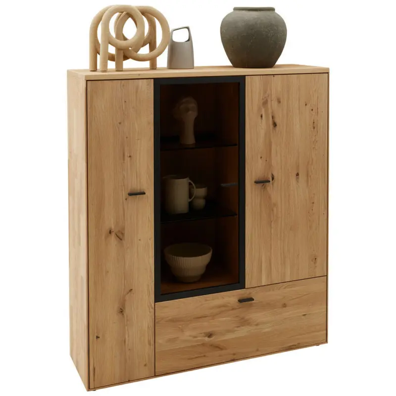 Highboard Wildeiche 121,9/139,9/37,1 cm