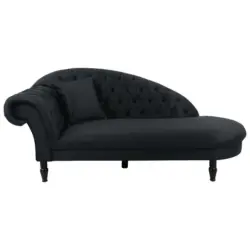 R&eacute;camiere in Velours Anthrazit