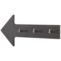 Hakenleiste in Anthrazit