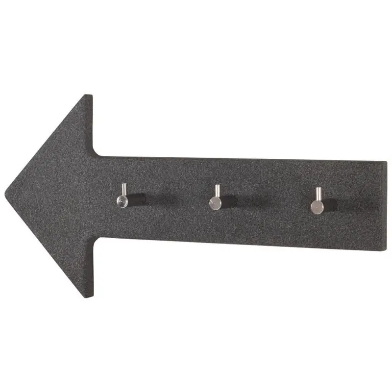 Hakenleiste in Anthrazit