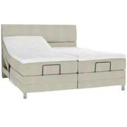 Boxspringbett 180/200 cm in Beige
