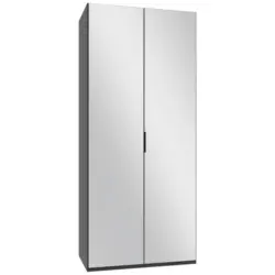 Faltt&uuml;renschrank in Graphitfarben, Grau, Sahara