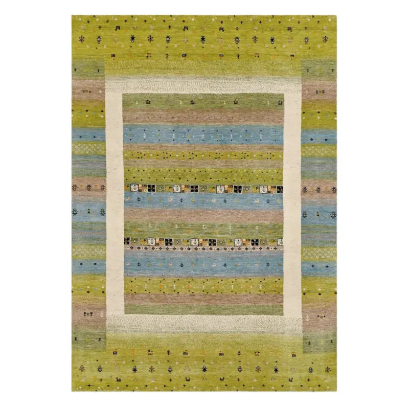 Orientteppich 70/140 cm Childhood Memories Olivgr&uuml;n