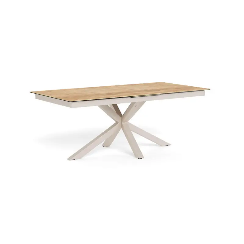 Esstisch in Metall, Glas, Keramik 240/76/100 cm