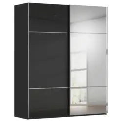 Schwebet&uuml;renschrank in Schwarz