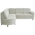 XXXLutz Lauterach - Ihr M&ouml;belhaus bei Bregenz Ecksofa in Flachgewebe Hellgrau 252/248 cm