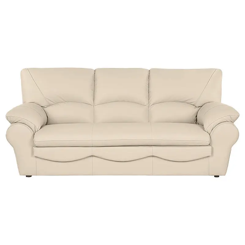 3-Sitzer-Sofa in Echtleder Beige