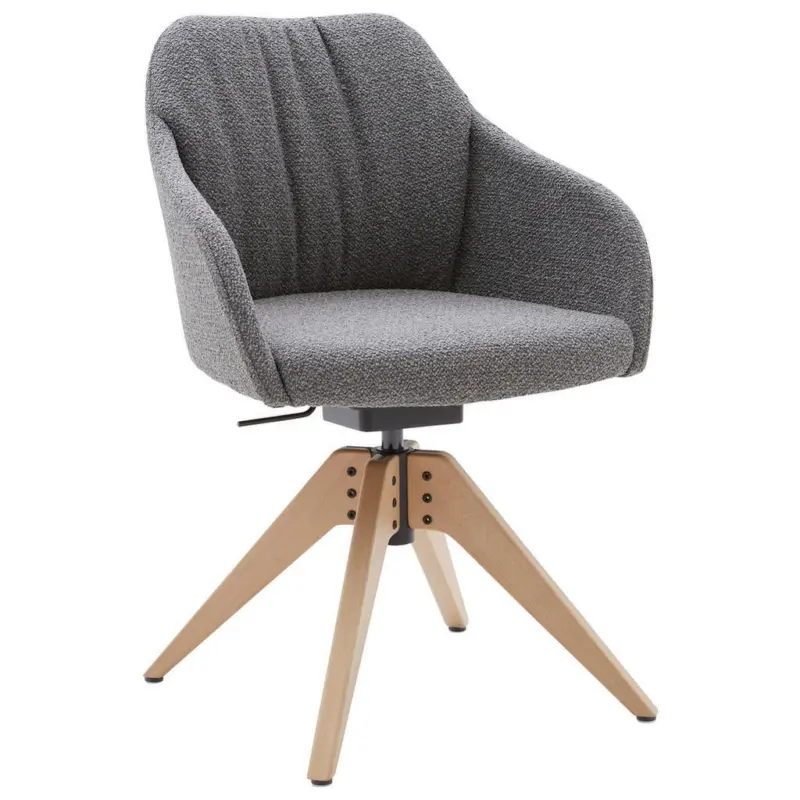 Armlehnstuhl Sitzfl&auml;che 360&deg; drehbar Flachgewebe