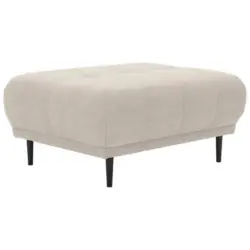 Hocker in Textil Beige