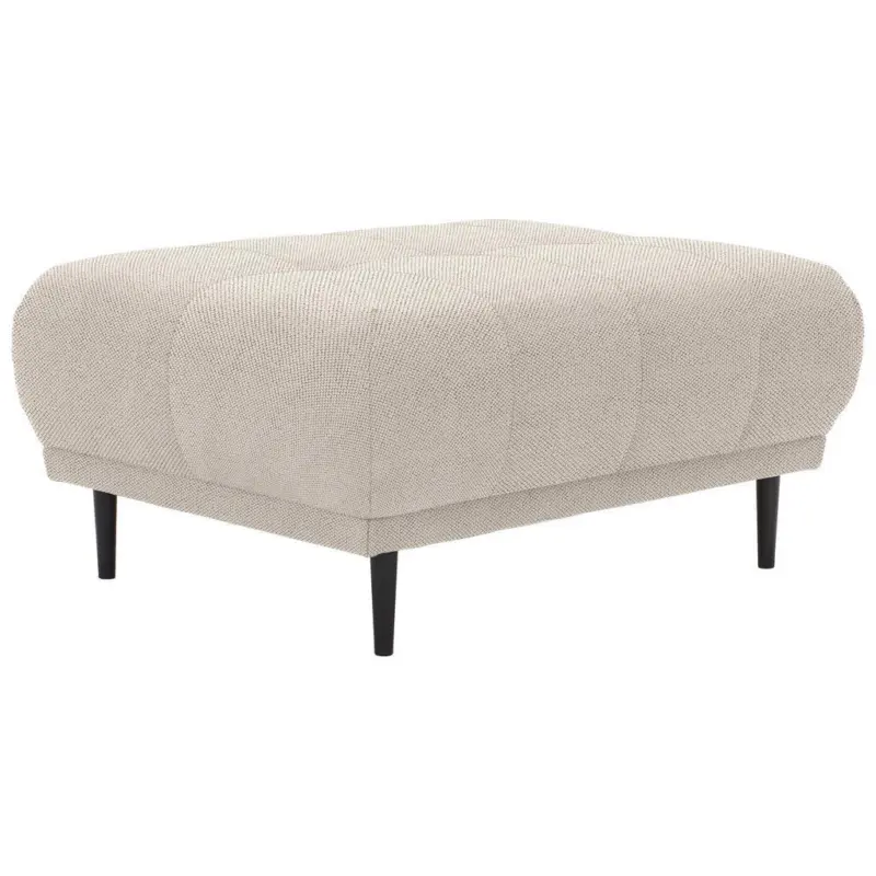 Hocker in Textil Beige